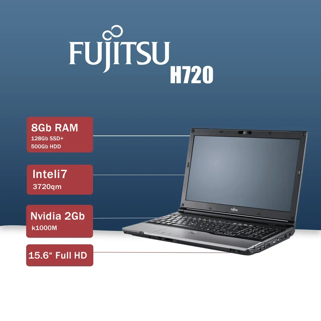 h720 لپ تاپ استوک Fujitso h720