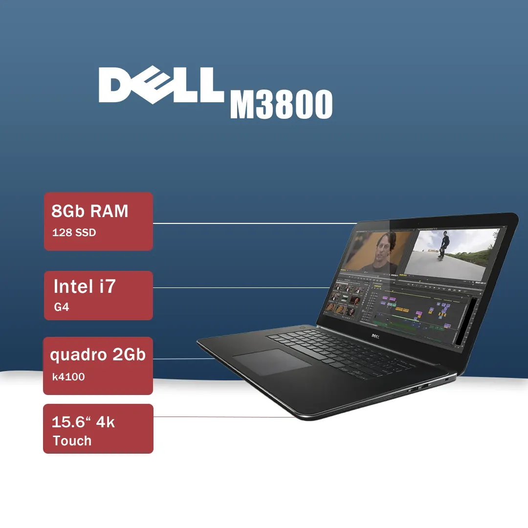 m3800 لپ تاپ استوک Dell m3800
