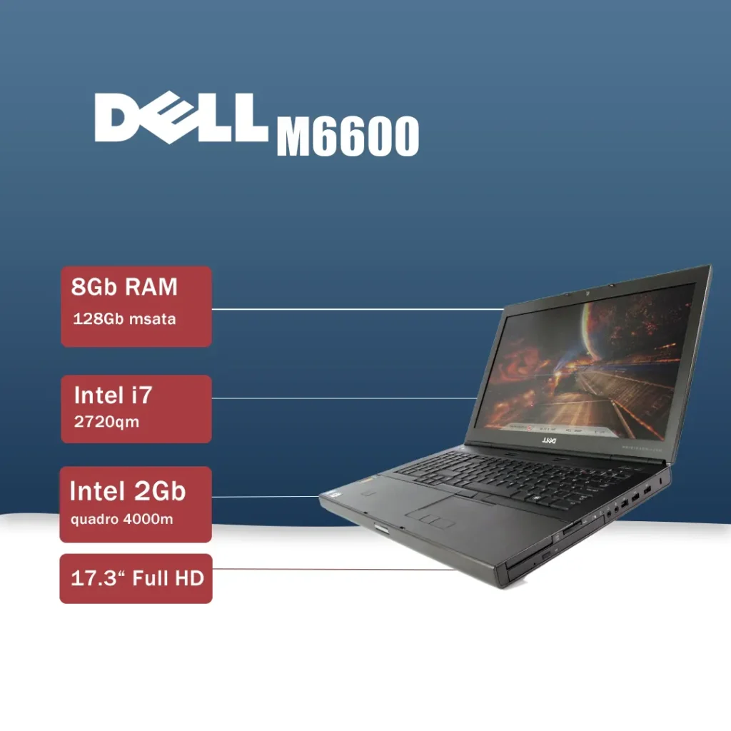 لپ تاپ استوک dell M6600
