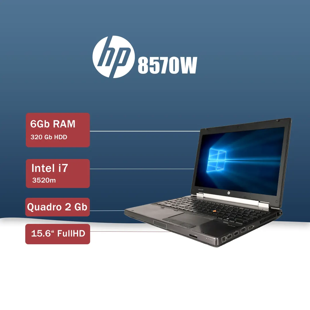 8570w لپ تاپ استوک hp 8570w
