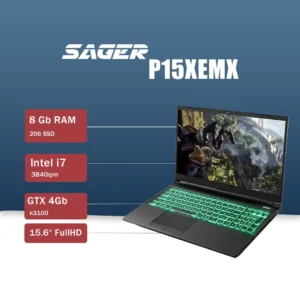 مشخصات لپ تاپ استوک Clevo / Sager P15xemx