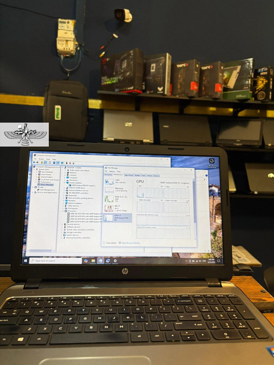 2 لپتاپ استوک ارزان قیمت اداری