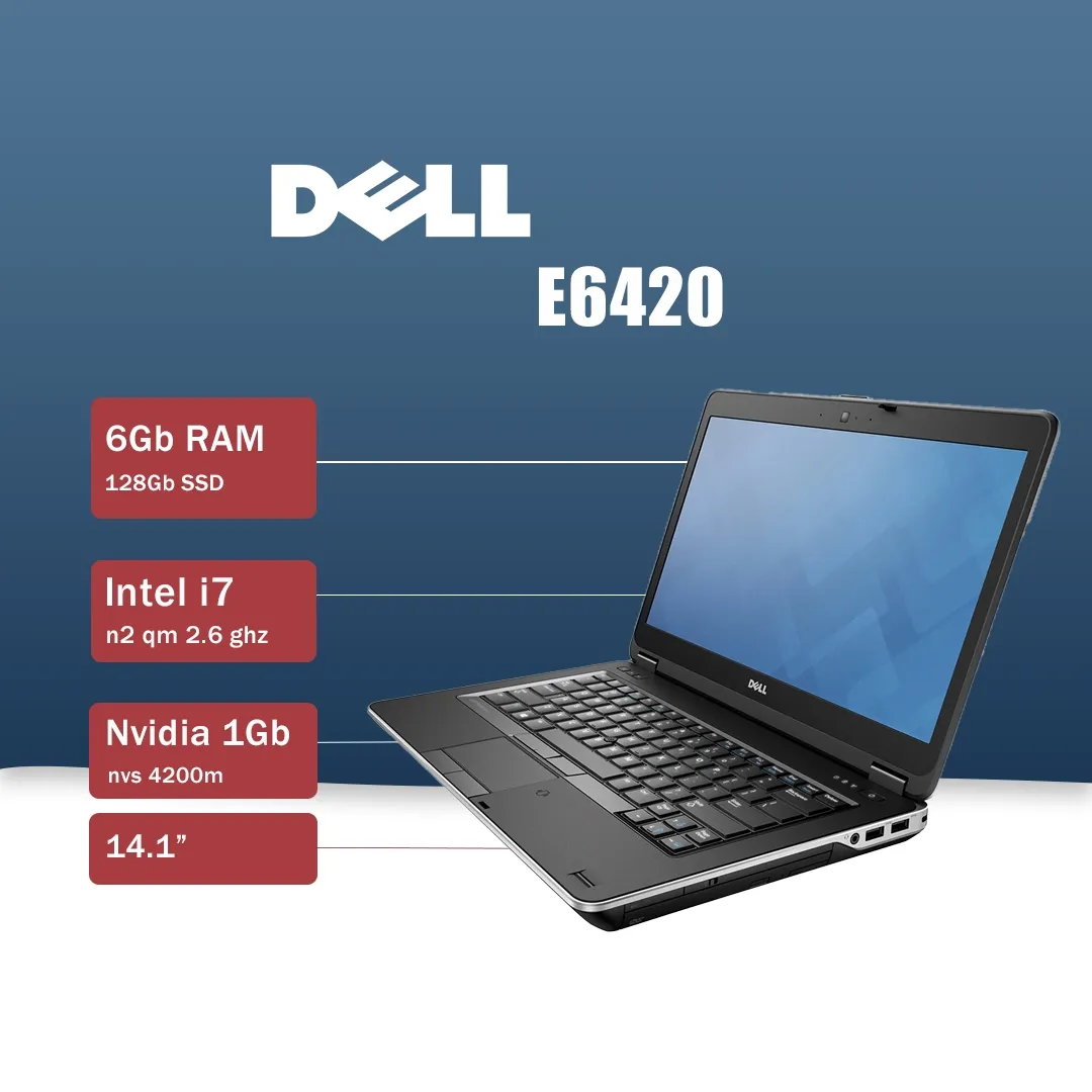 e6420 copy لپتاپ استوک Dell Latitude E6420 - تصویر 1