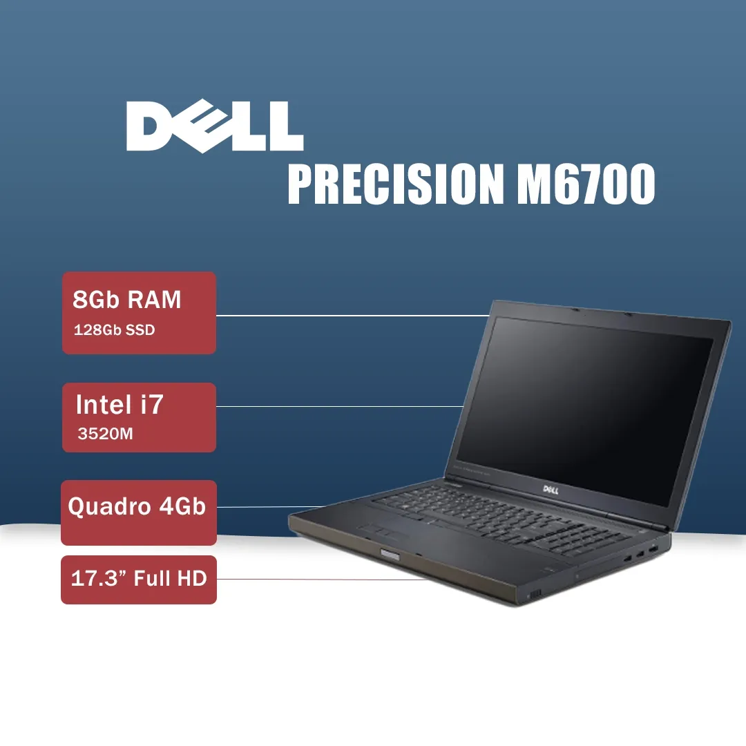 Dell Precision M6700 copy لپ تاپ استوک Dell Precision M6700 Qm - تصویر 1