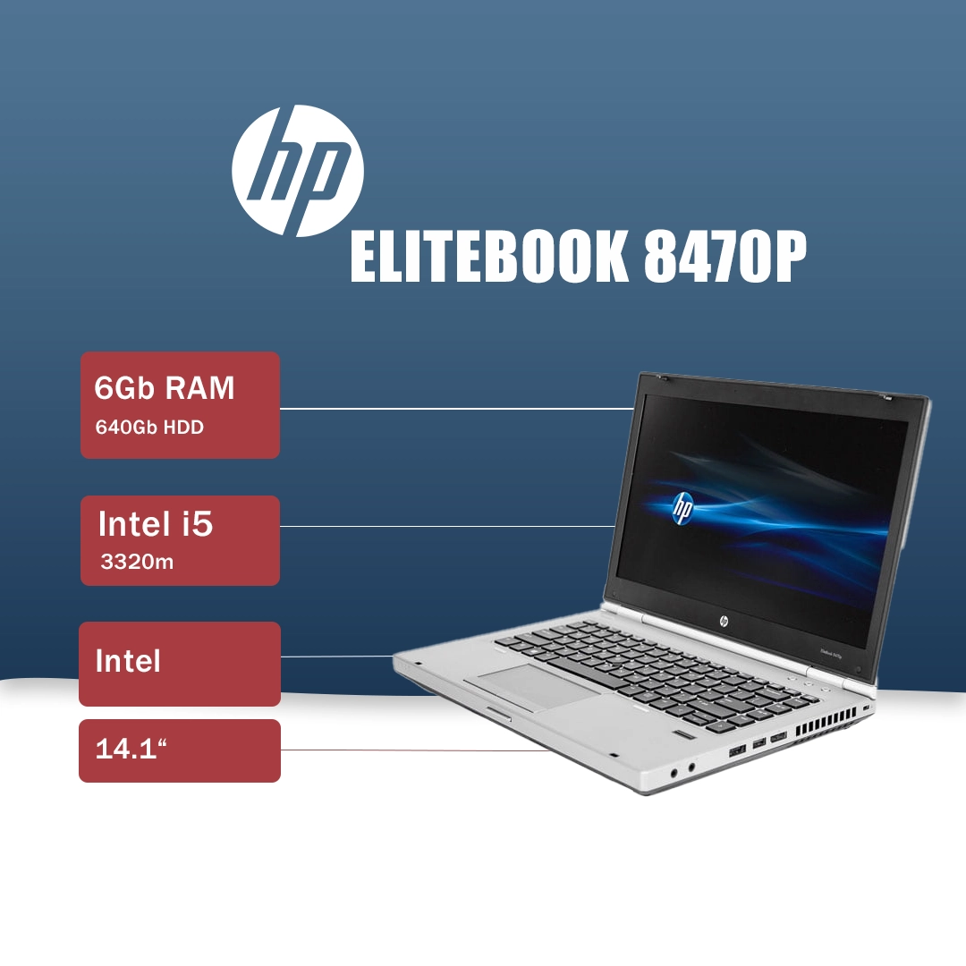 لپ تاپ استوک hp 8470p